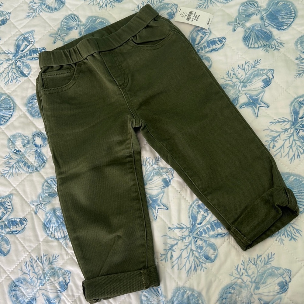 Baby Gap Easy Slim Green Jean Pants Size 18-24 Months